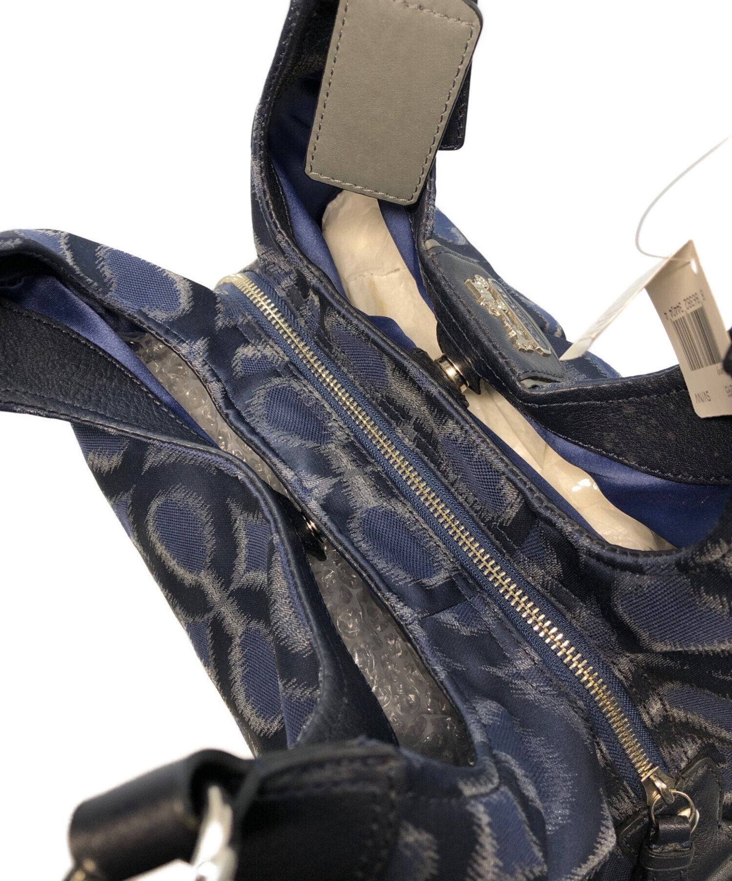 中古・古着通販】COACH (コーチ) マディソン ハンドバッグ ネイビー 