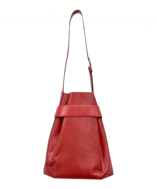 【美品】LOUIS VUITTON ルイヴィトン エピ サックデポール 赤 中古・古着通販】LOUIS VUITTON (ルイ ヴィトン) エピ サックデポール
