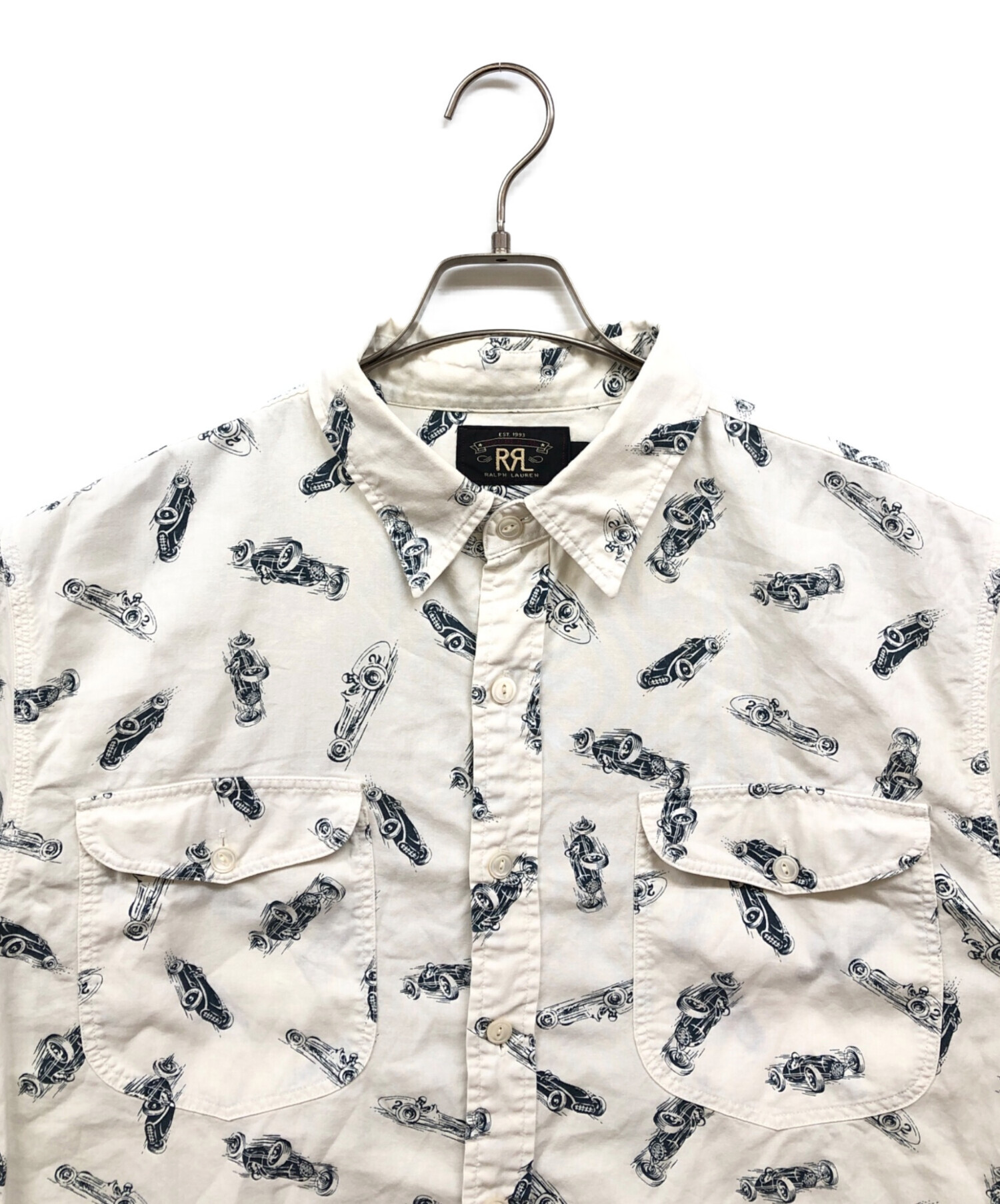 中古・古着通販】RRL (ダブルアールエル) ワークシャツ ホワイト