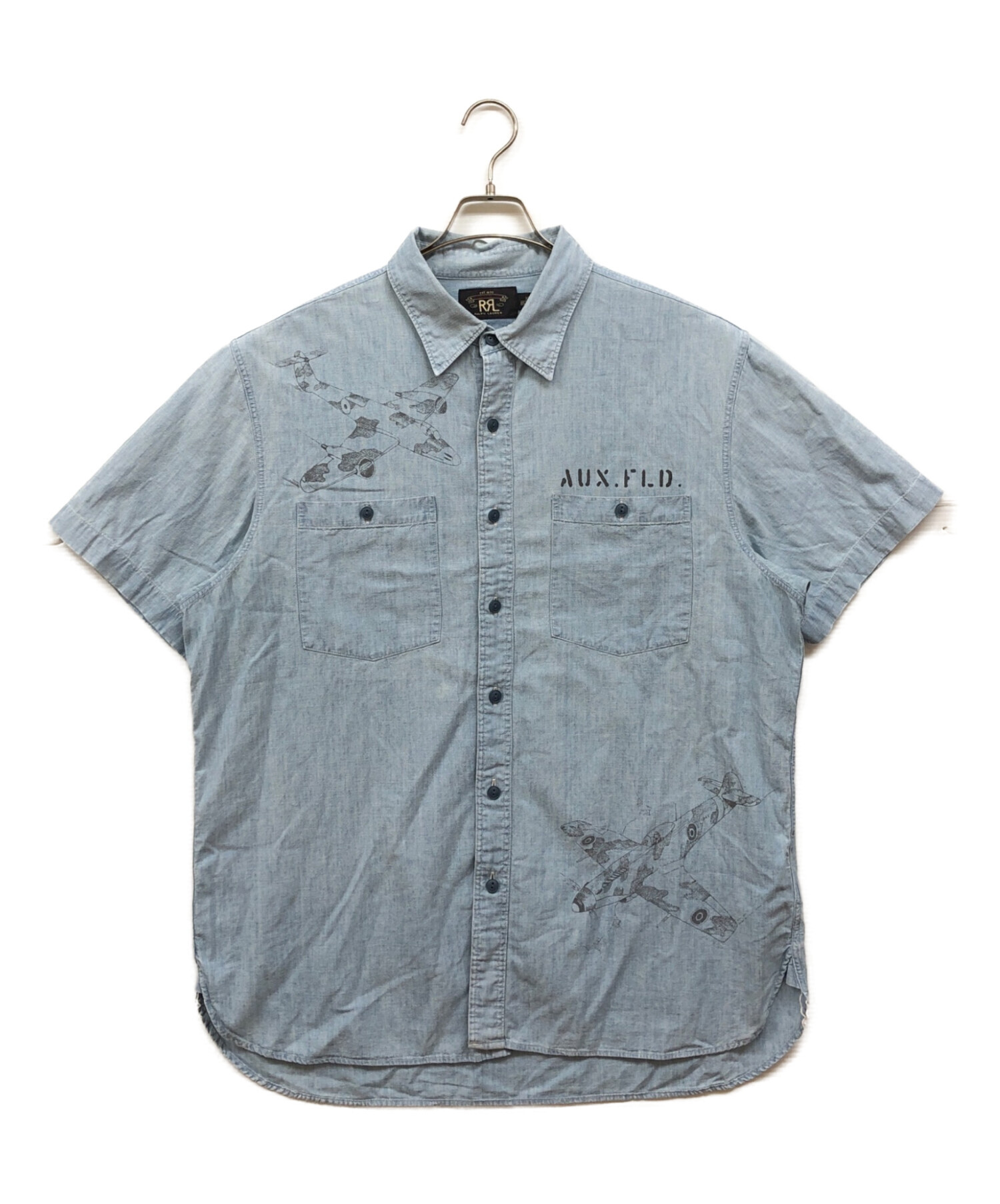 中古・古着通販】RRL (ダブルアールエル) SHORT SLEEVE CHAMBRAY SHIRT