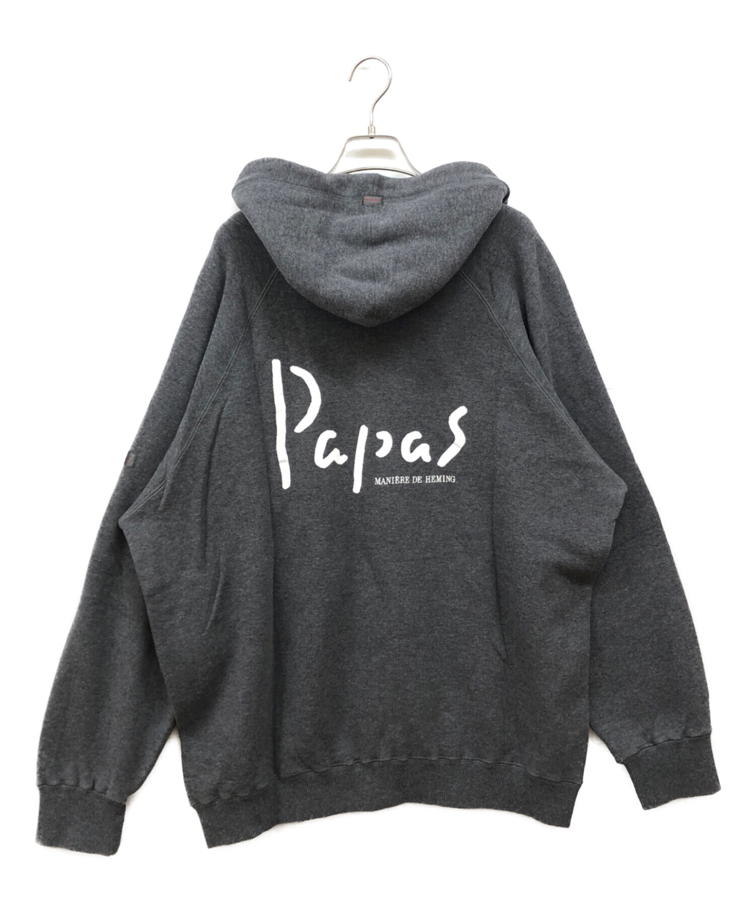 中古・古着通販】PAPAS (パパス) スウェットフーテッドジャケット