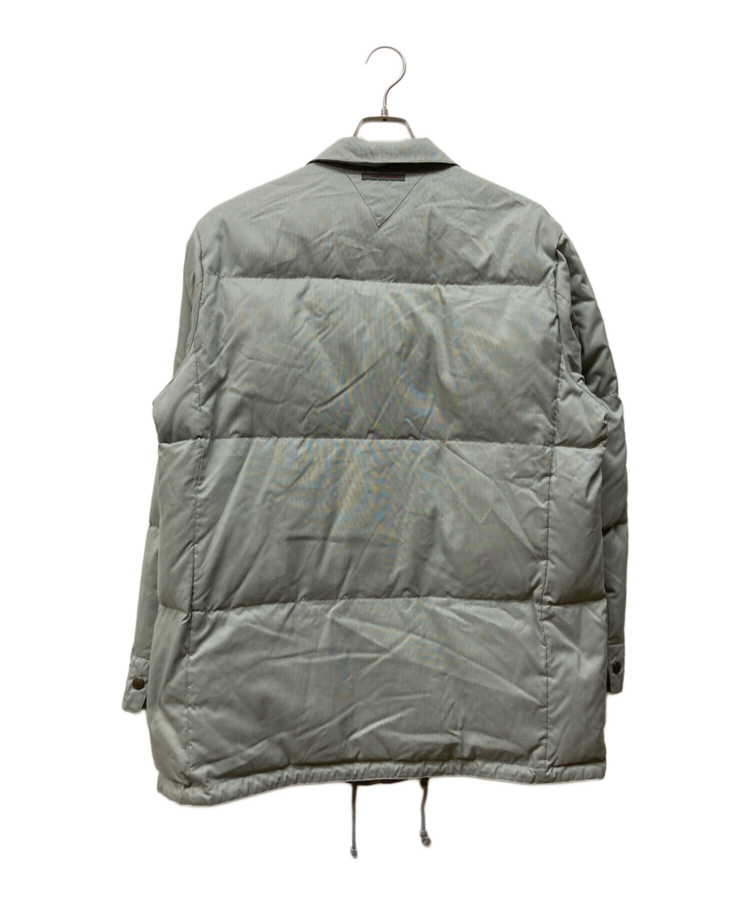 極美品/137,500円』PAPAS パパス 2WAYブルゾン 近年モデル 中古・古着通販】PAPAS (パパス) ロゴパッチダウンジャケット グレー
