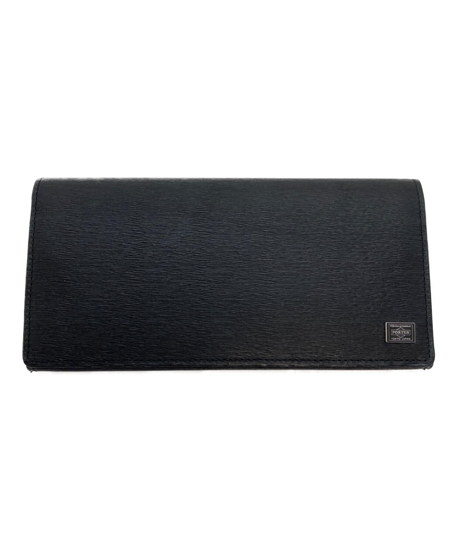 PORTER ポーター/カレント ロングウォレット/Aランク/85【中古】 中古・古着通販】PORTER (ポーター) CURRENT LONG WALLET ブラック