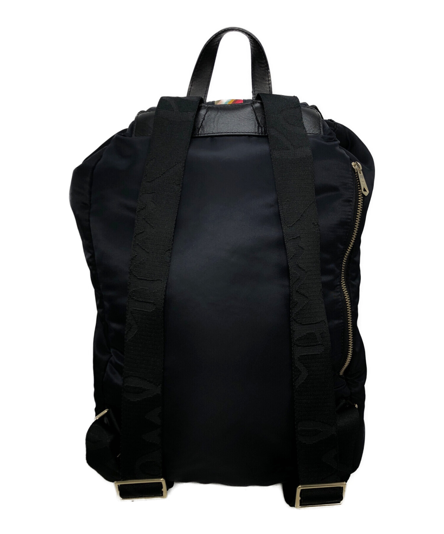 【極美品】ポールスミス　3way オールレザー　リュック　ブラック　ストライプ 中古・古着通販】Paul Smith (ポールスミス) マルチカラー ストライプ