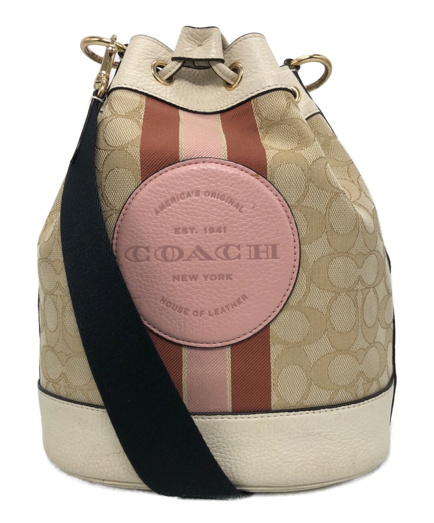 中古・古着通販】COACH (コーチ) 2WAYショルダーバッグ ベージュ