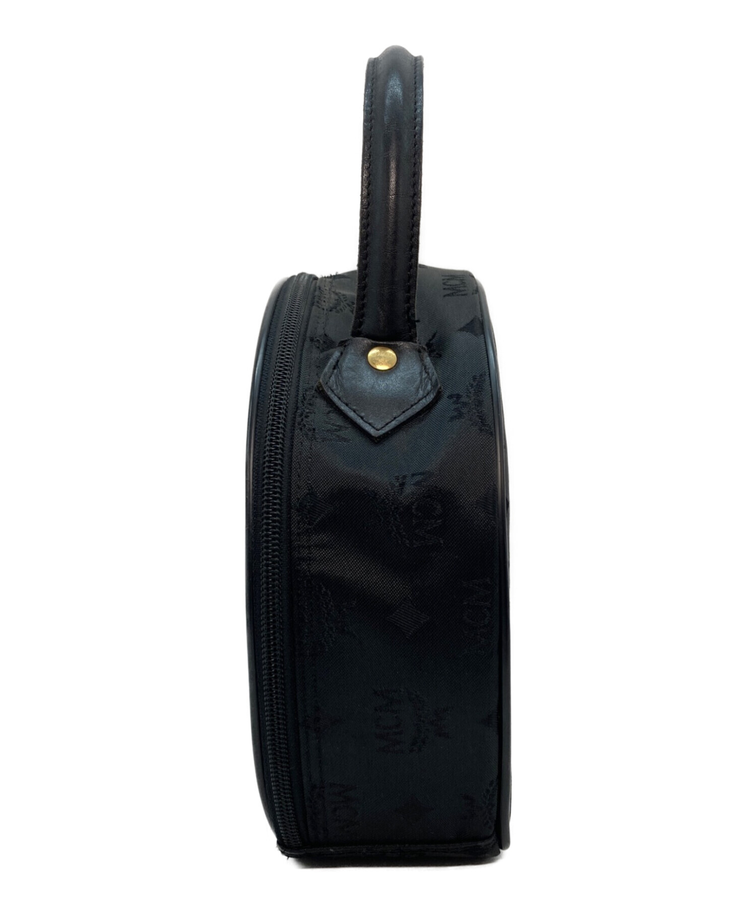 中古・古着通販】MCM (エムシーエム) ナイロンハンドバッグ ブラック