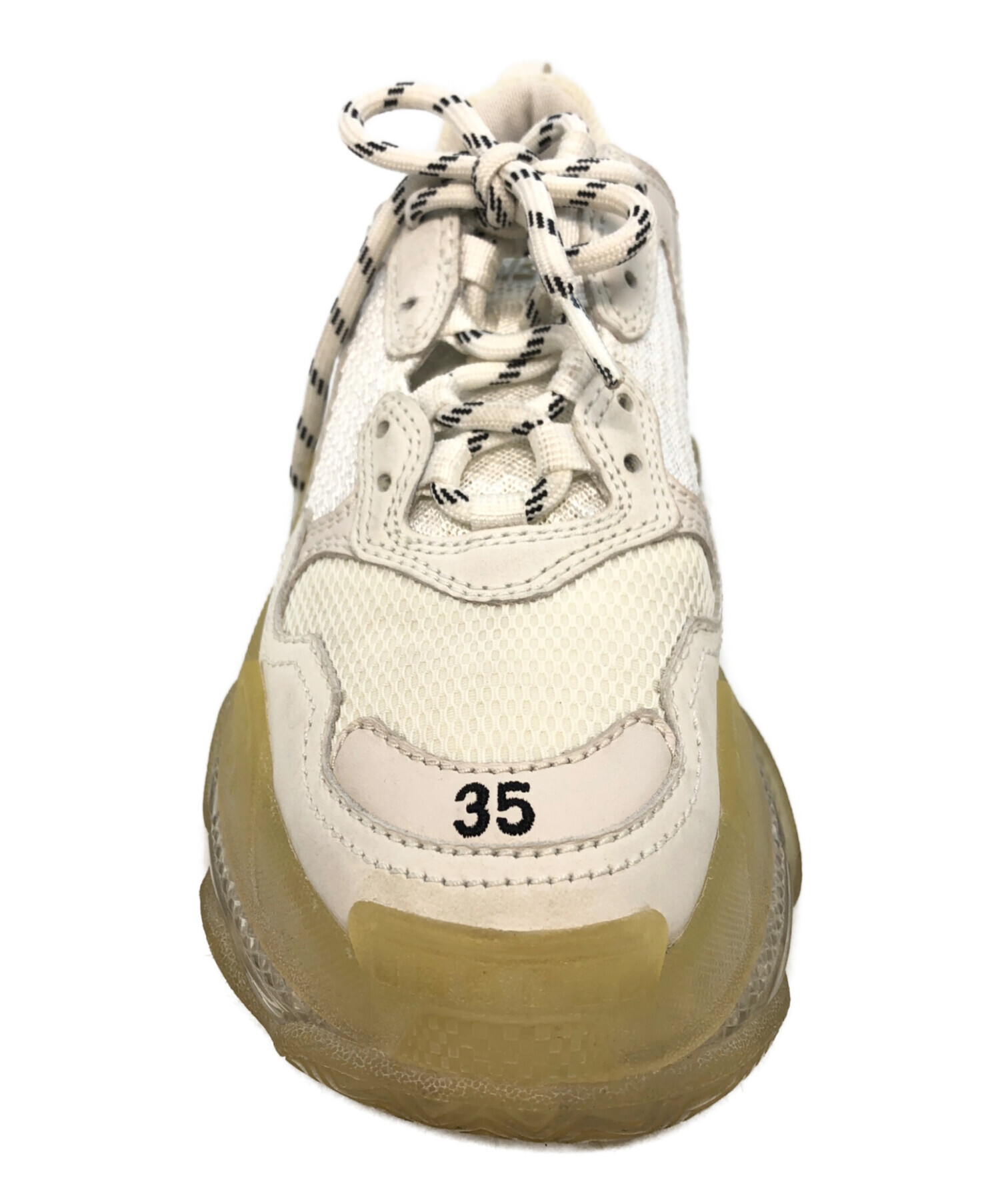 中古・古着通販】BALENCIAGA (バレンシアガ) トリプルS ホワイト 