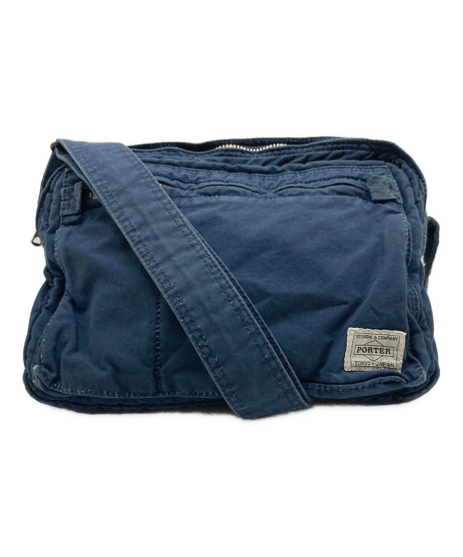 中古・古着通販】PORTER (ポーター) SHOULDER BAG ブルー｜ブランド