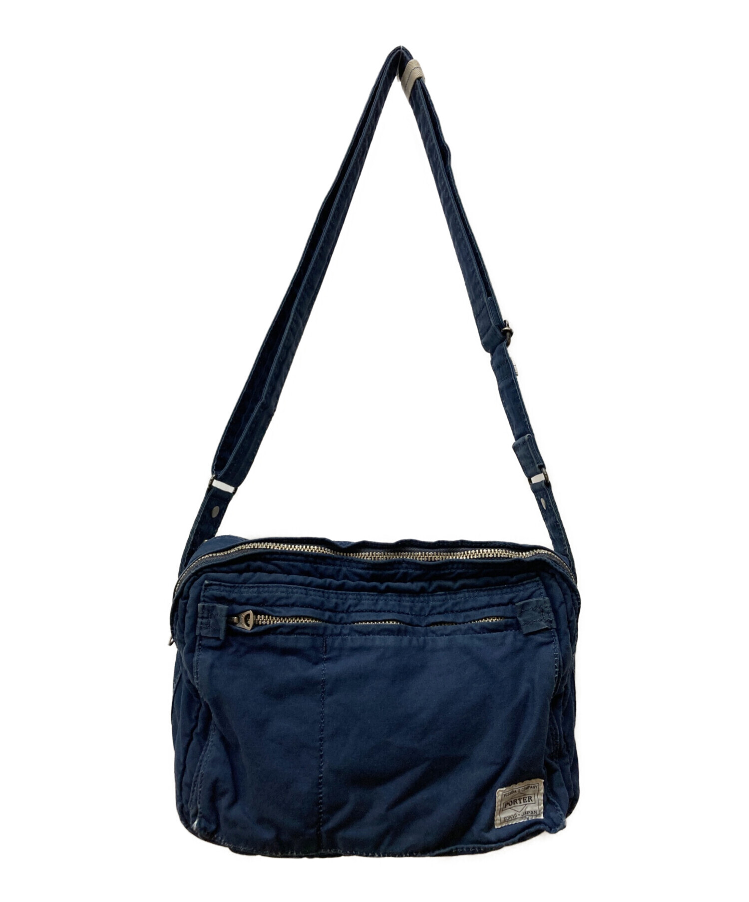 中古・古着通販】PORTER (ポーター) SHOULDER BAG ブルー｜ブランド