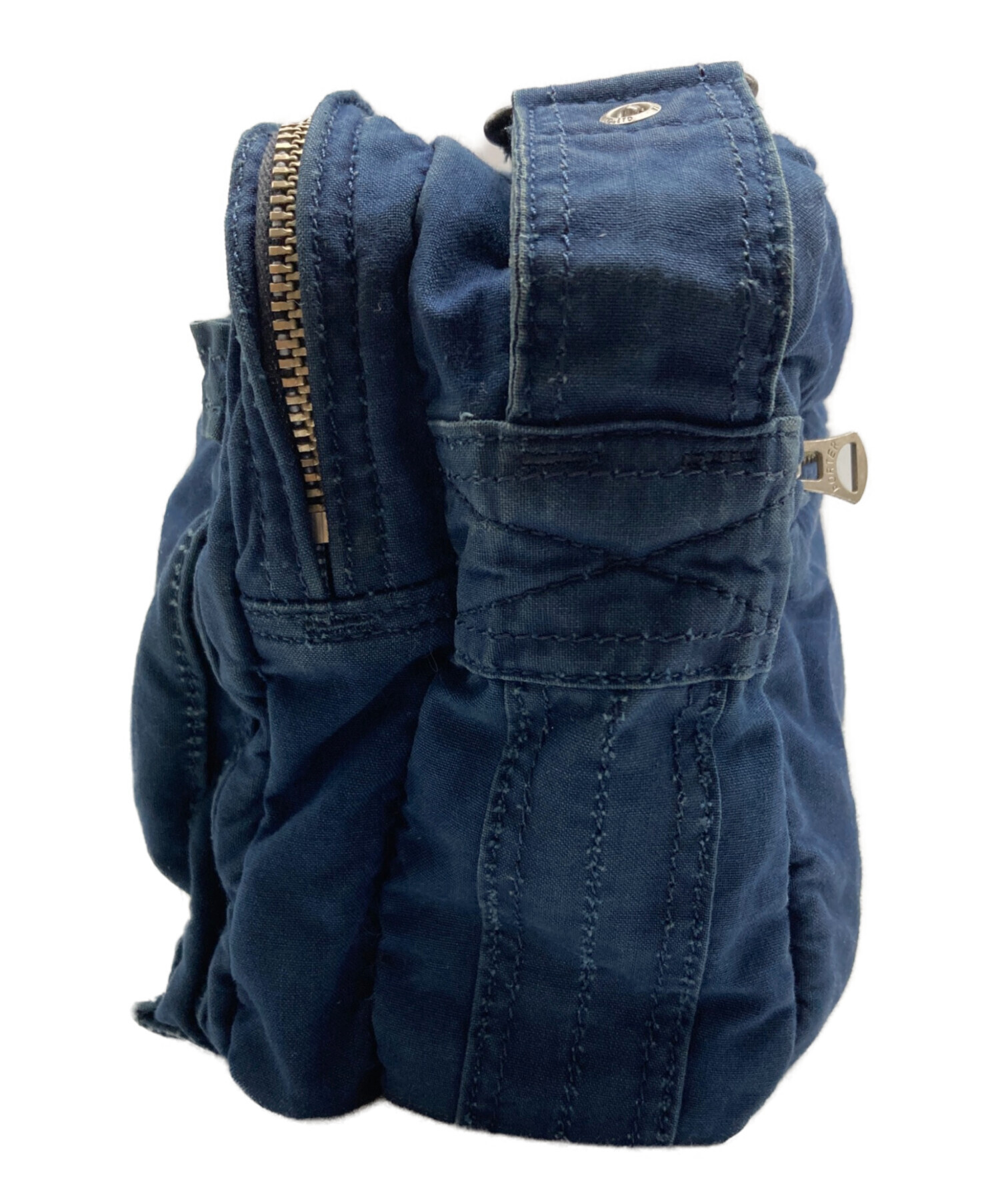 中古・古着通販】PORTER (ポーター) SHOULDER BAG ブルー｜ブランド