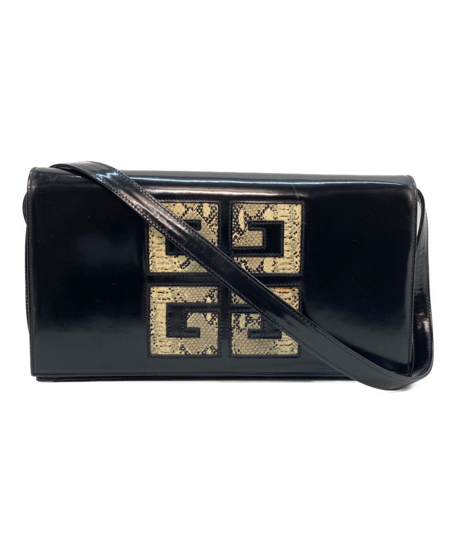 中古・古着通販】GIVENCHY (ジバンシィ) パイソンエナメルワンハンドル