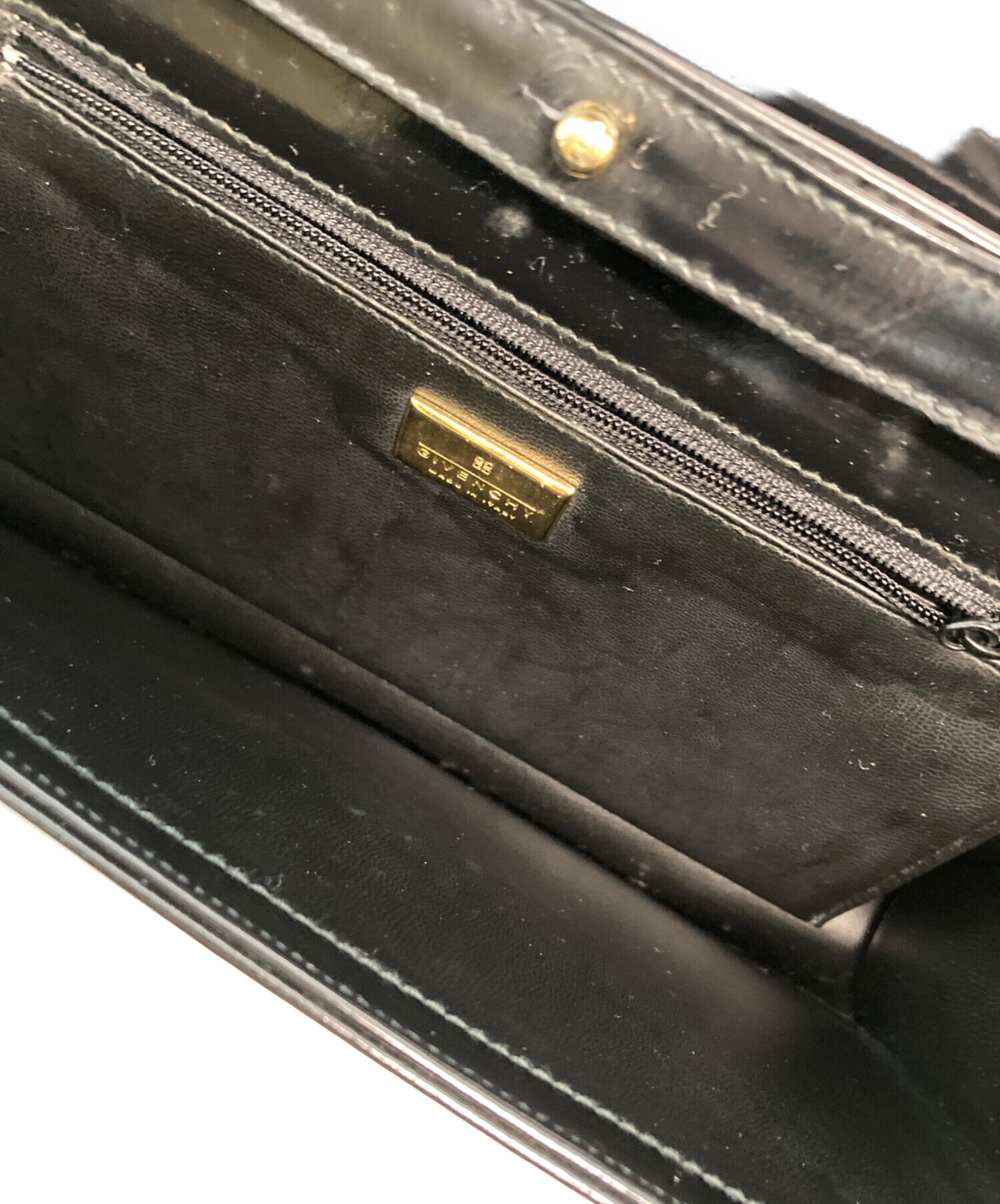 本日発送　ヴィンテージ 2XLサイズ GIVENCHY ロゴ刻印金ボタン 紺ブレ 中古・古着通販】GIVENCHY (ジバンシィ) パイソンエナメルワンハンドル