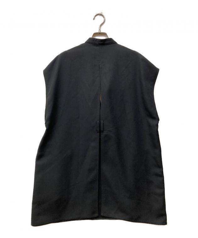 中古・古着通販】LE PHIL (ル フィル) 2WAYツイルブラウス ブラック