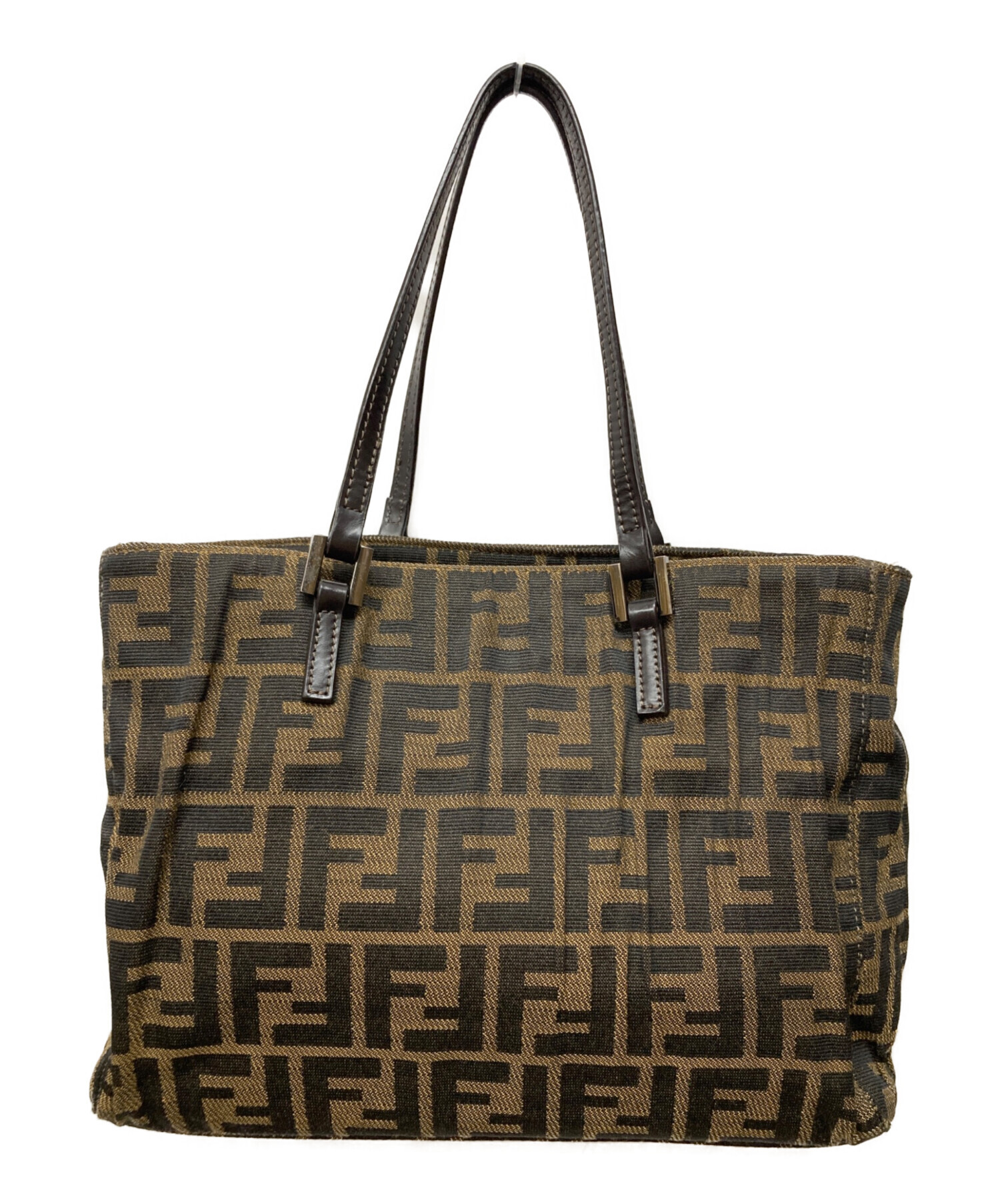 中古・古着通販】FENDI (フェンディ) ズッカ柄ハンドバッグ ブラウン