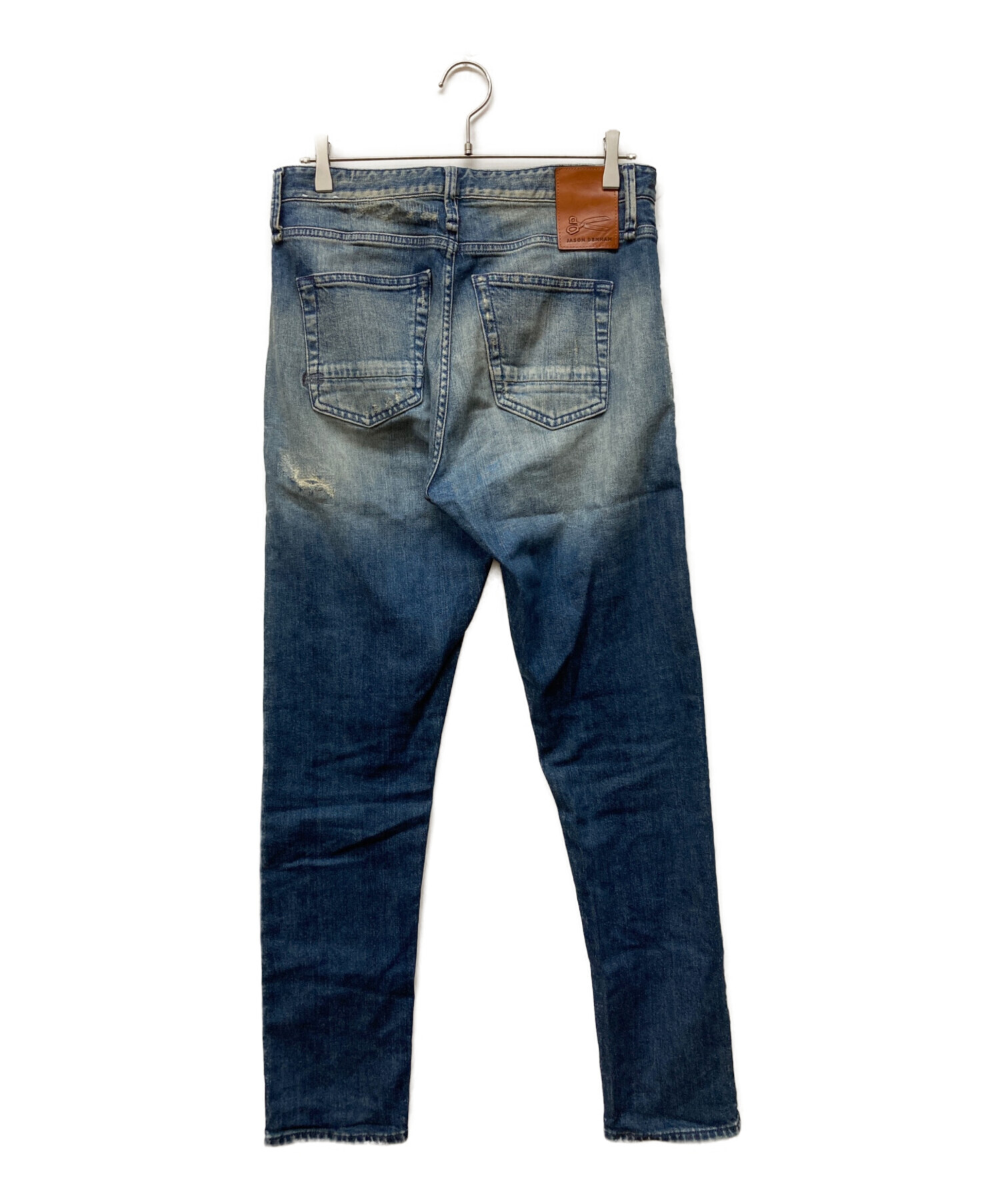 中古・古着通販】Denham (デンハム) ダメージ加工デニムパンツ