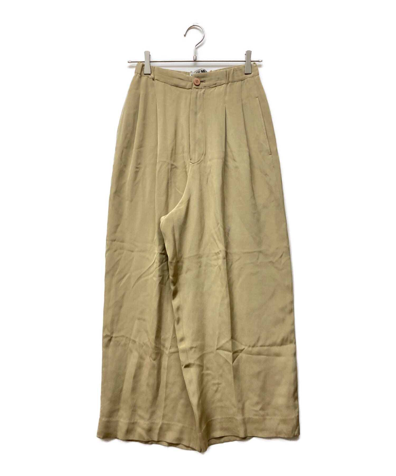 中古・古着通販】ISSEY MIYAKE (イッセイミヤケ) サテンパンツ