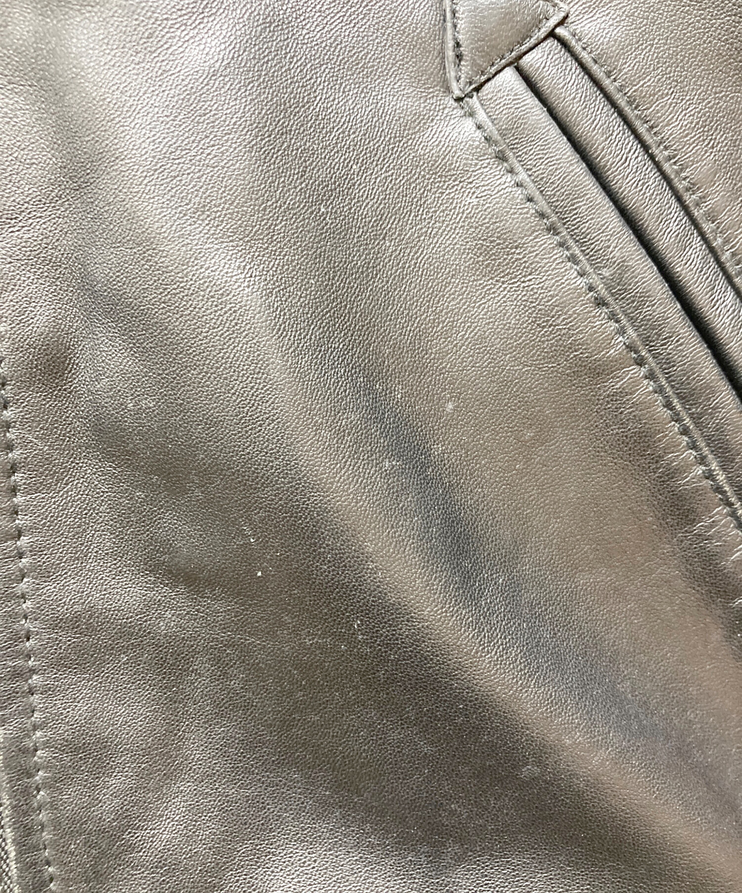 中古・古着通販】GIVENCHY (ジバンシィ) レザーボンバージャケット