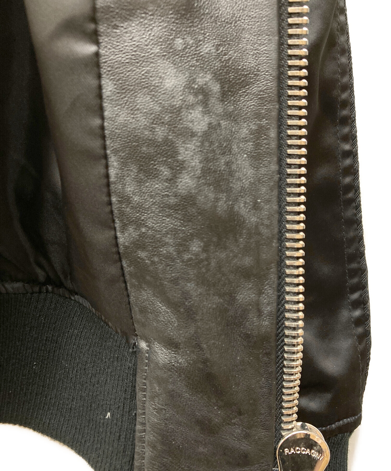 中古・古着通販】GIVENCHY (ジバンシィ) レザーボンバージャケット