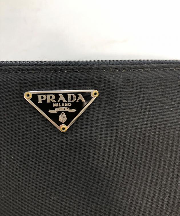 中古・古着通販】PRADA (プラダ) ナイロンラウンドジップウォレット