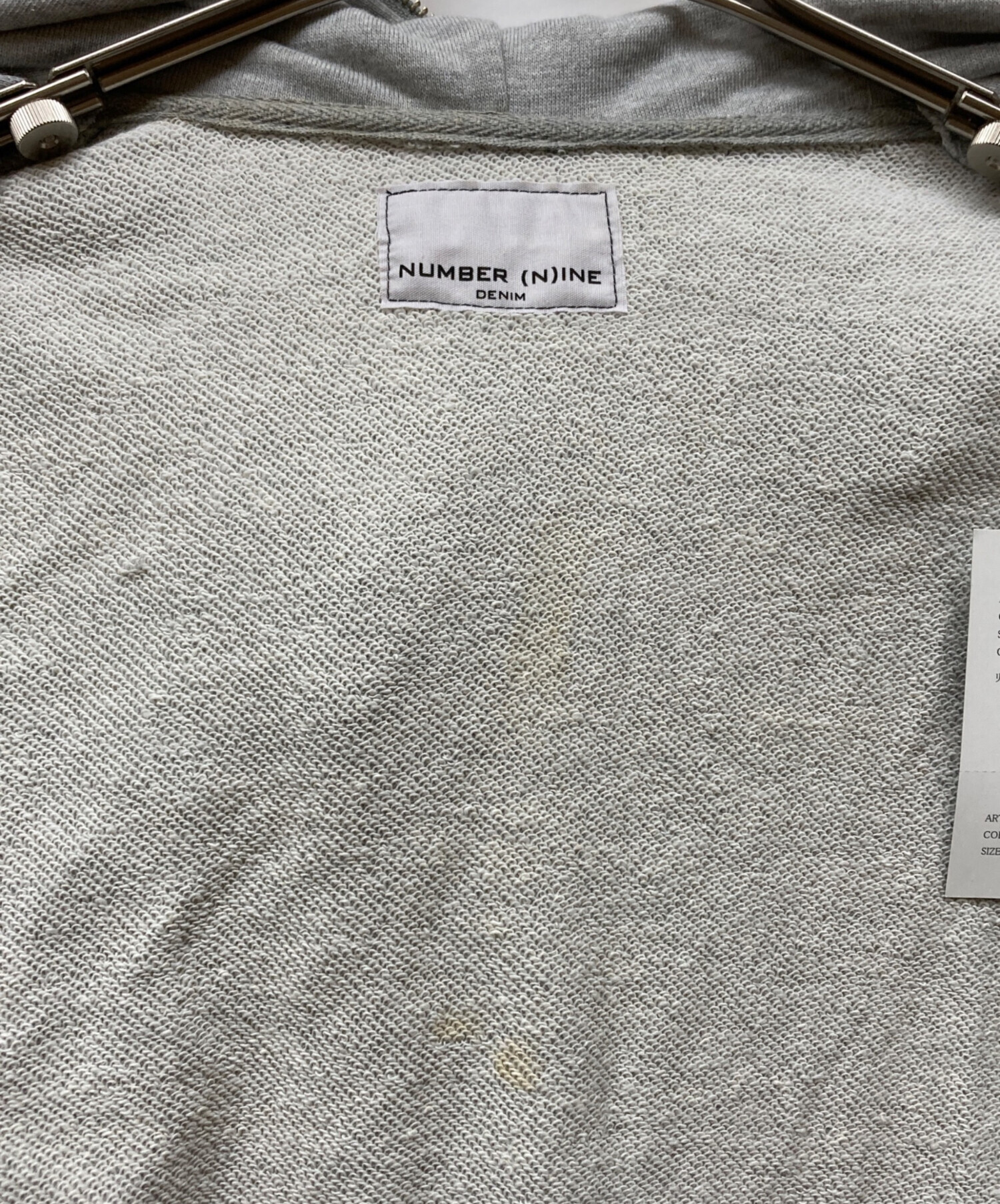 中古・古着通販】NUMBER (N)INE (ナンバーナイン) ジップアップ