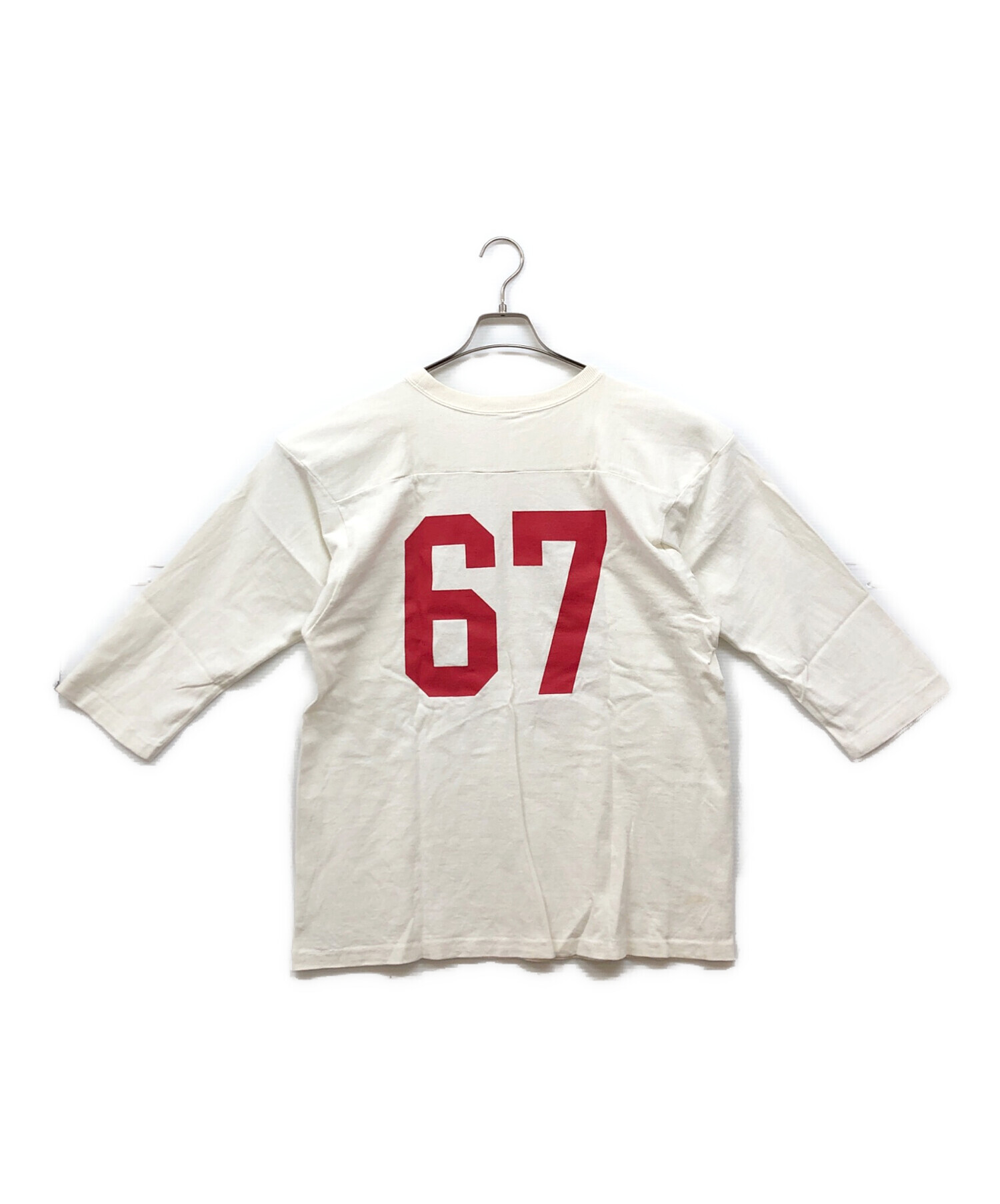 中古・古着通販】Champion (チャンピオン) フットボールTシャツ レッド
