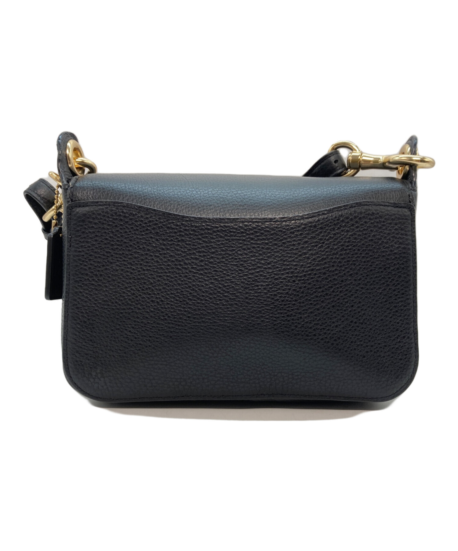 【美品】COACH ショルダーバッグ 中古・古着通販】COACH (コーチ) ショルダーバッグ ブラック｜ブランド