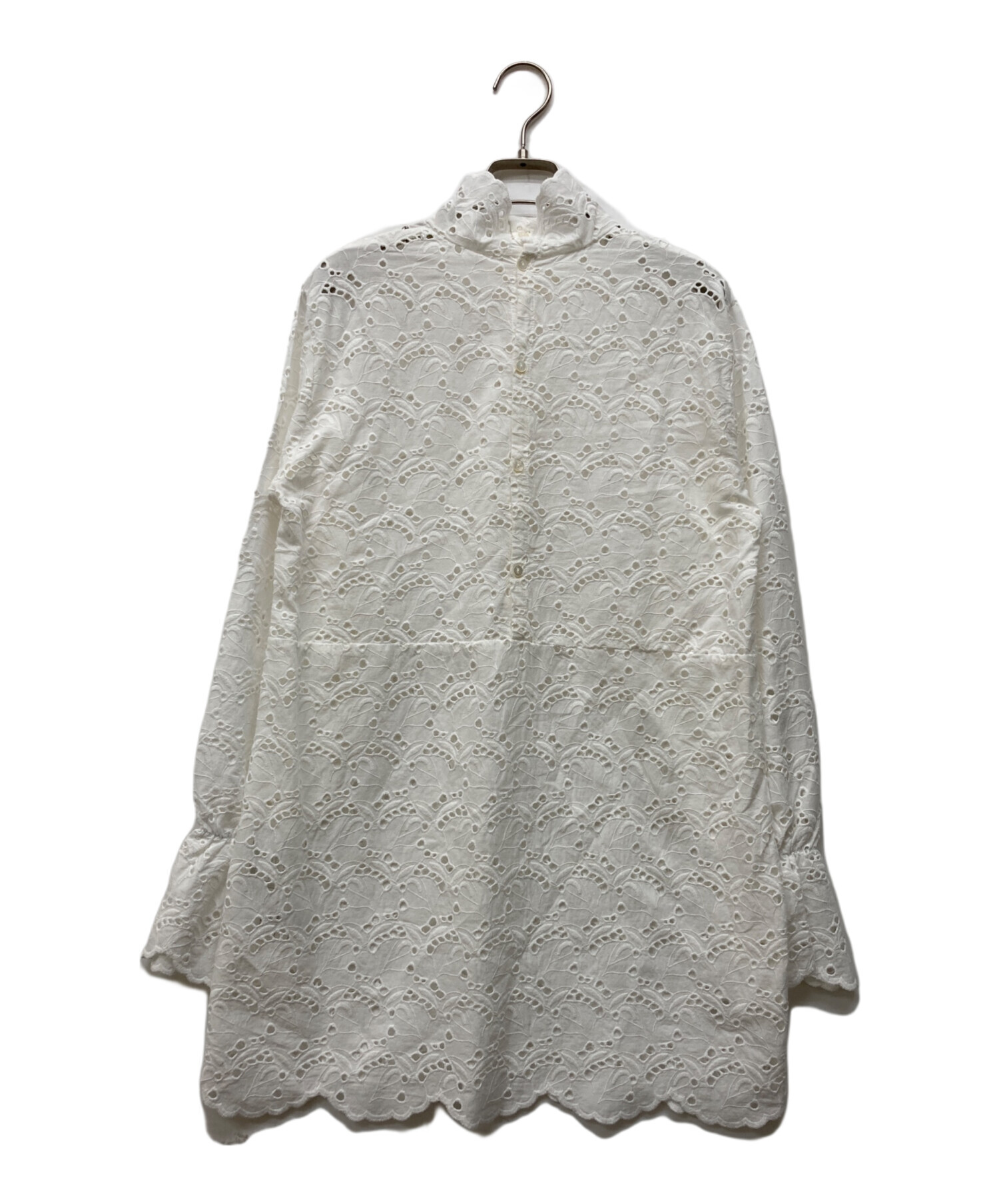 中古・古着通販】BEARDSLEY (ビアズリー) カットワークブラウス
