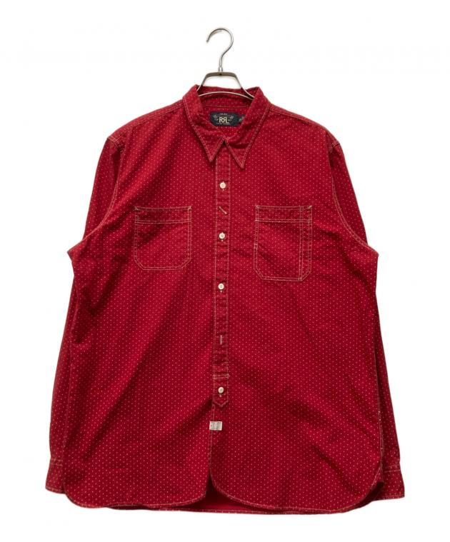ポルカドット ウーブン ワークシャツ RRL - ダブルアールエル 23AW