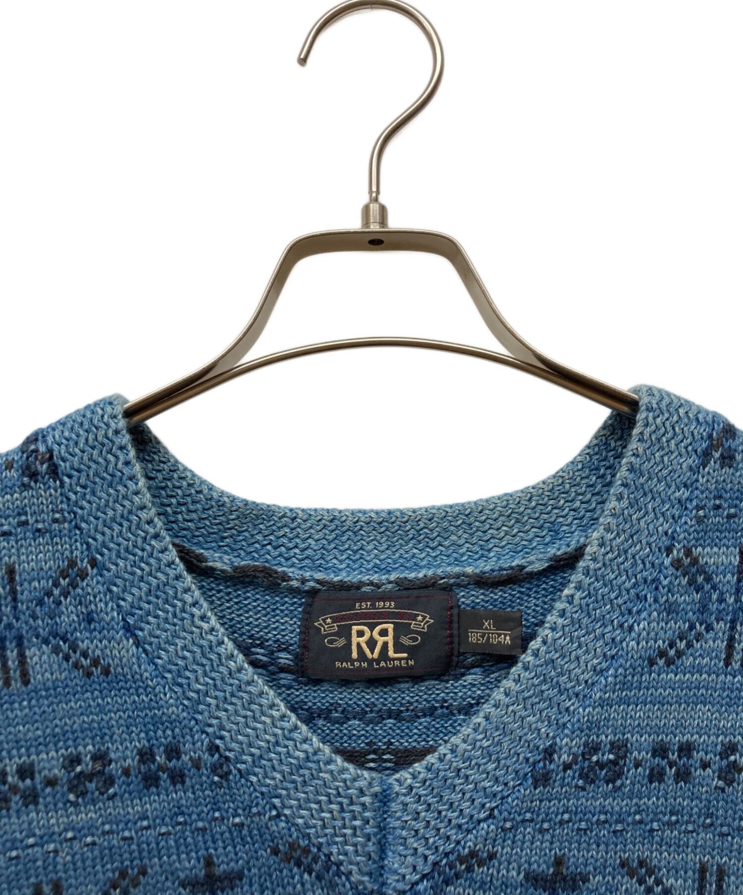 中古・古着通販】RRL (ダブルアールエル) インディゴフェアアイル