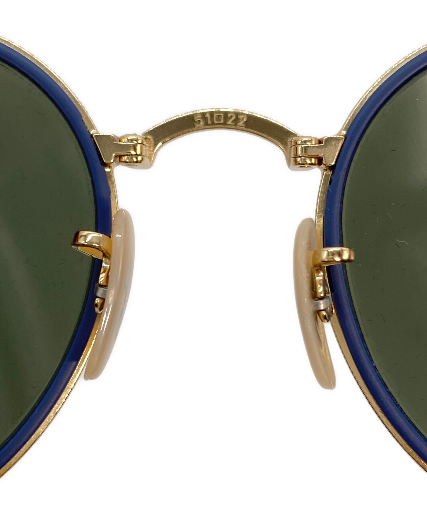 中古・古着通販】RAY-BAN (レイバン) ラウンド型 ミラー ブルーレンズ