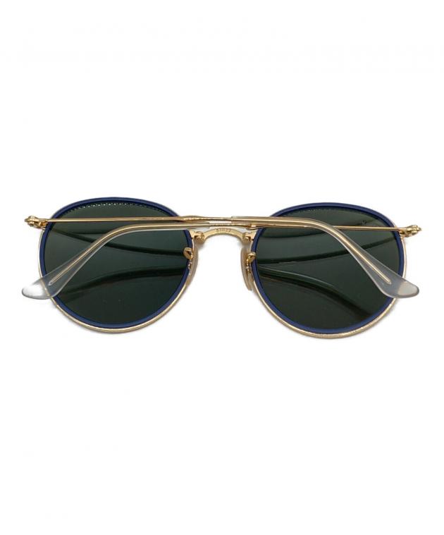 中古・古着通販】RAY-BAN (レイバン) ラウンド型 ミラー ブルーレンズ