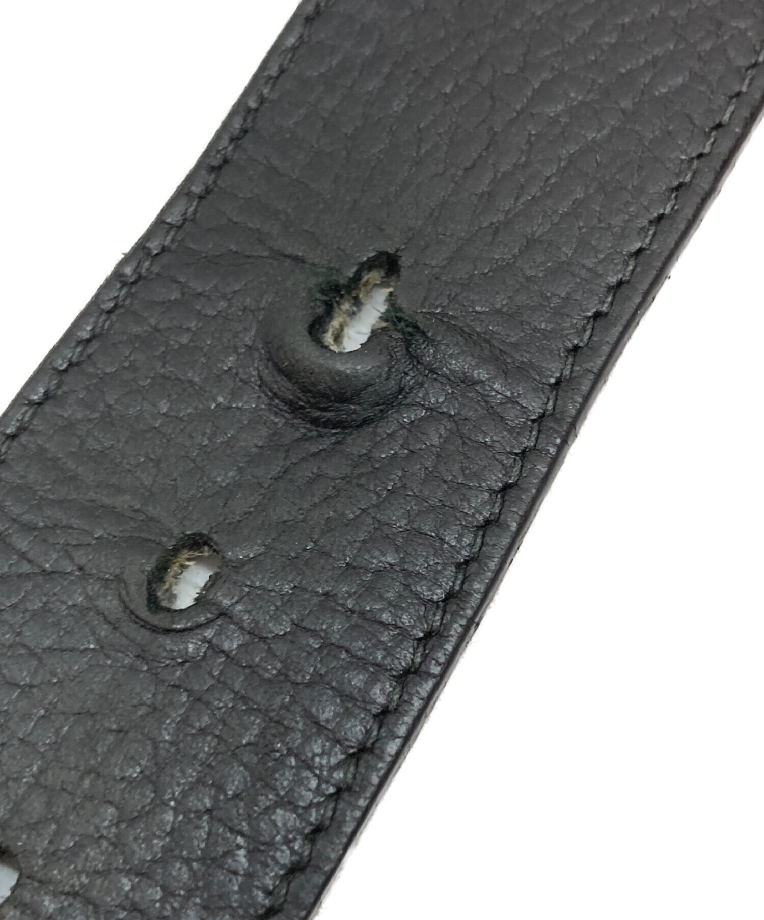 中古・古着通販】GUCCI (グッチ) インターロッキングGベルト ネイビー