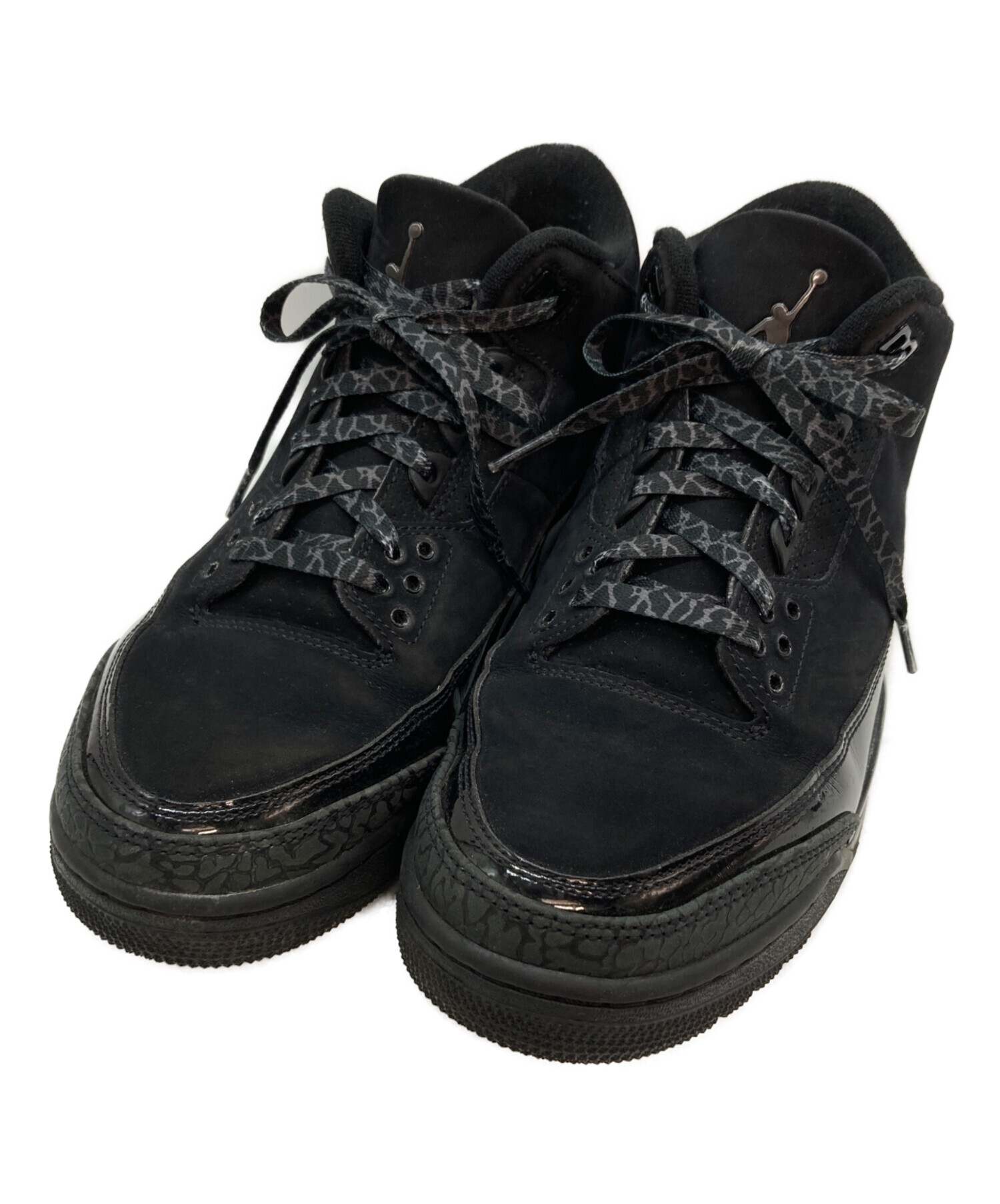 【レア】ヴィンテージ NIKE ブラック スニーカー　 JORDAN ナイキ 黒 中古・古着通販】NIKE (ナイキ) Air Jordan 3 Retro 