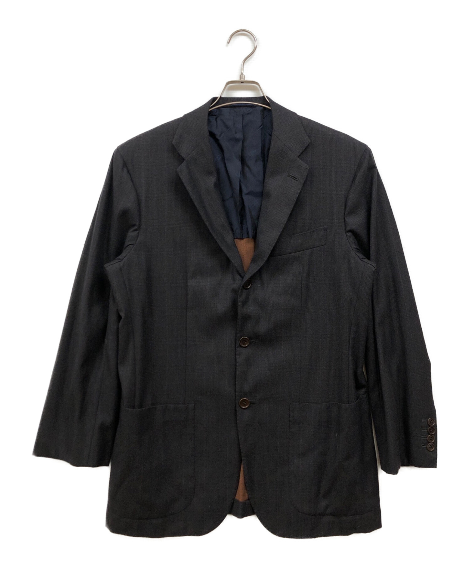 中古・古着通販】Kiton (キートン) テーラードジャケット ネイビー
