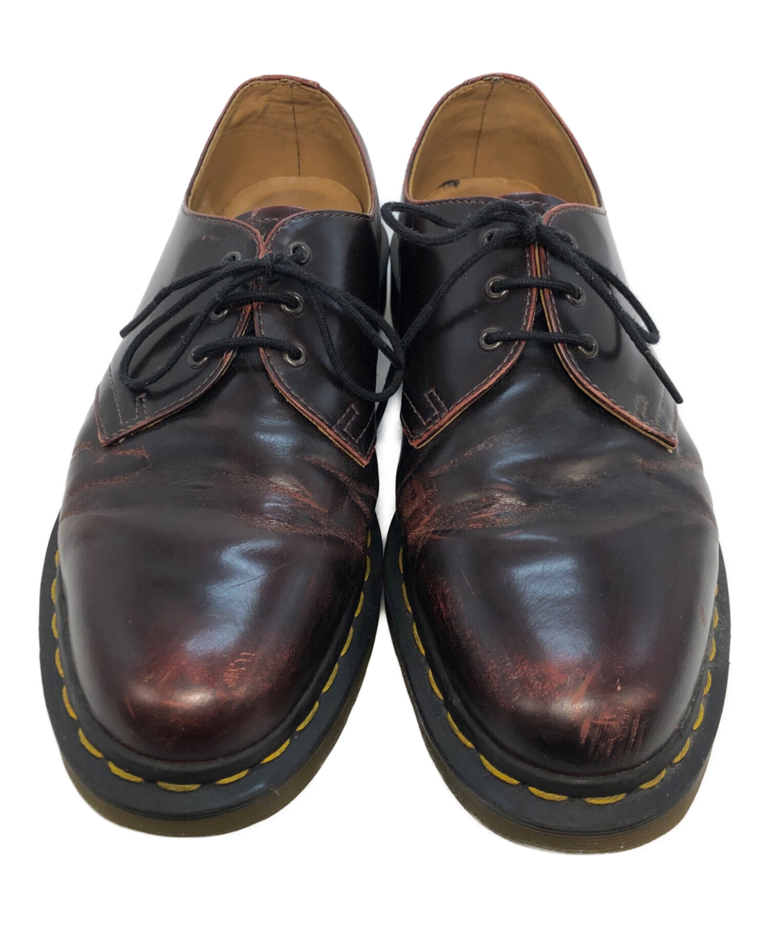 【中古】コムデギャルソン オム レザーシューズ ブラック 中古・古着通販】COMME des GARCONS HOMME DEUX (コムデギャルソン