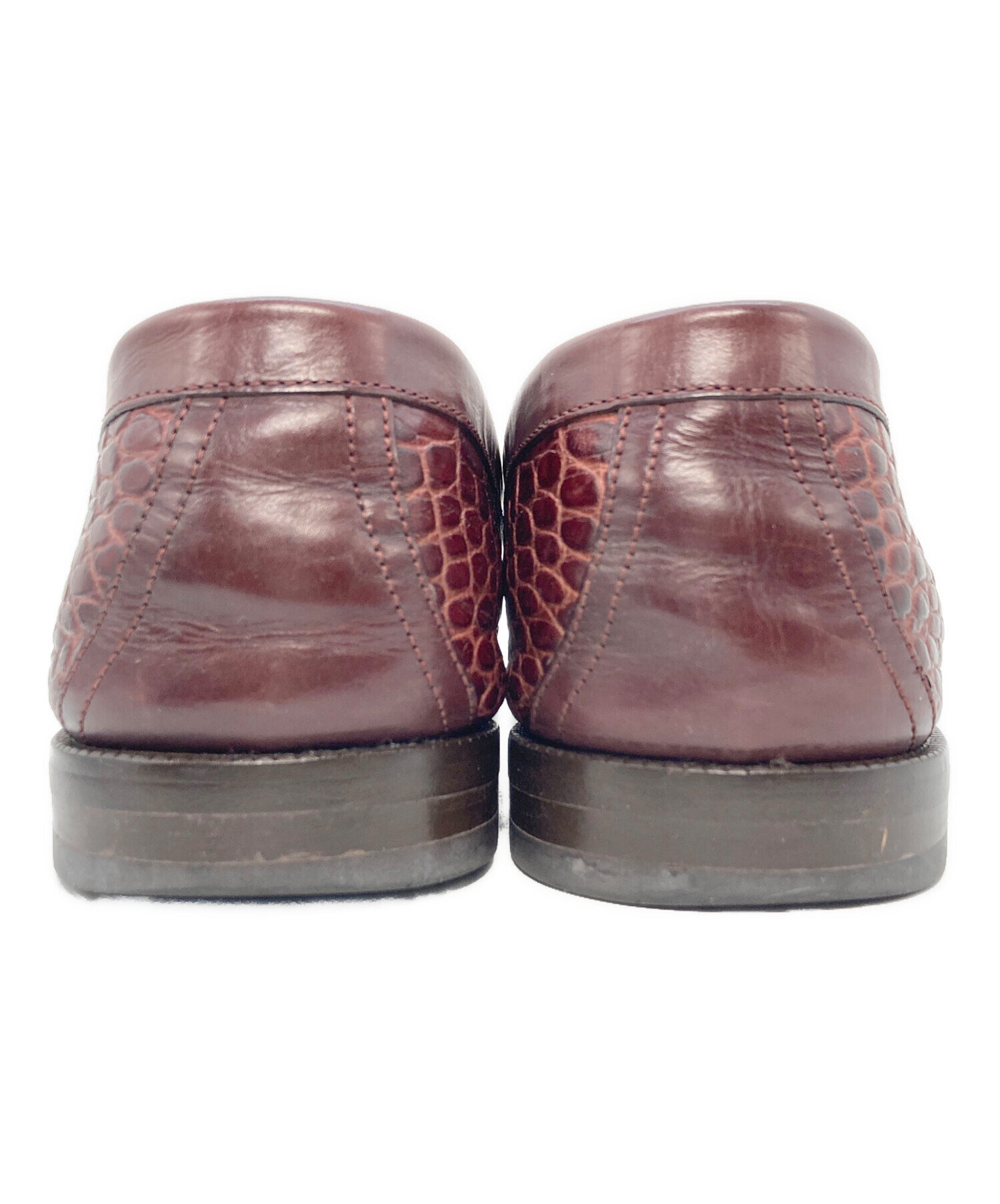 中古・古着通販】ETRO (エトロ) クロコダイル風レザー タッセル
