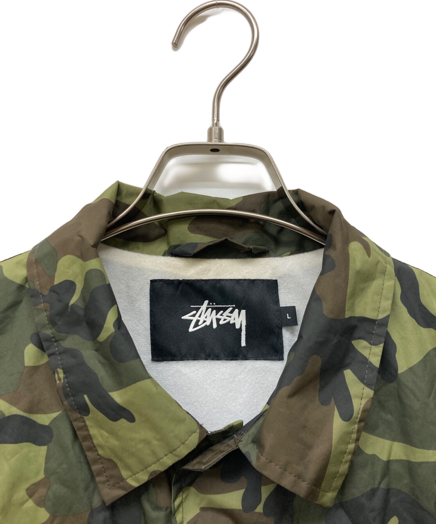 中古・古着通販】stussy (ステューシー) 迷彩ナイロンコーチジャケット