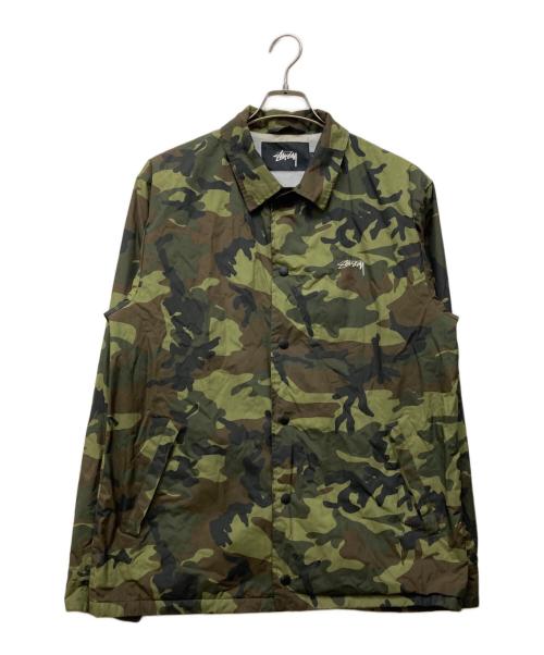 STUSSY 迷彩　ナイロンジャケット 中古・古着通販】stussy (ステューシー) 迷彩ナイロンコーチジャケット