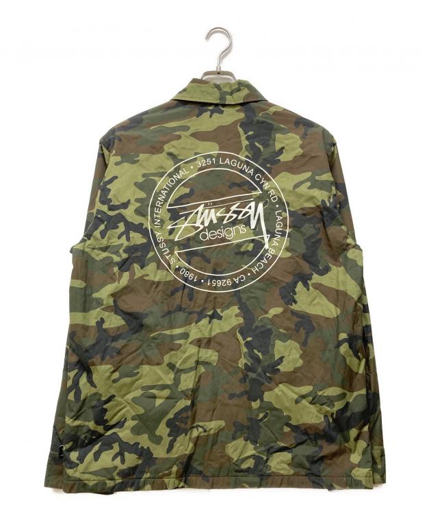 中古・古着通販】stussy (ステューシー) 迷彩ナイロンコーチジャケット