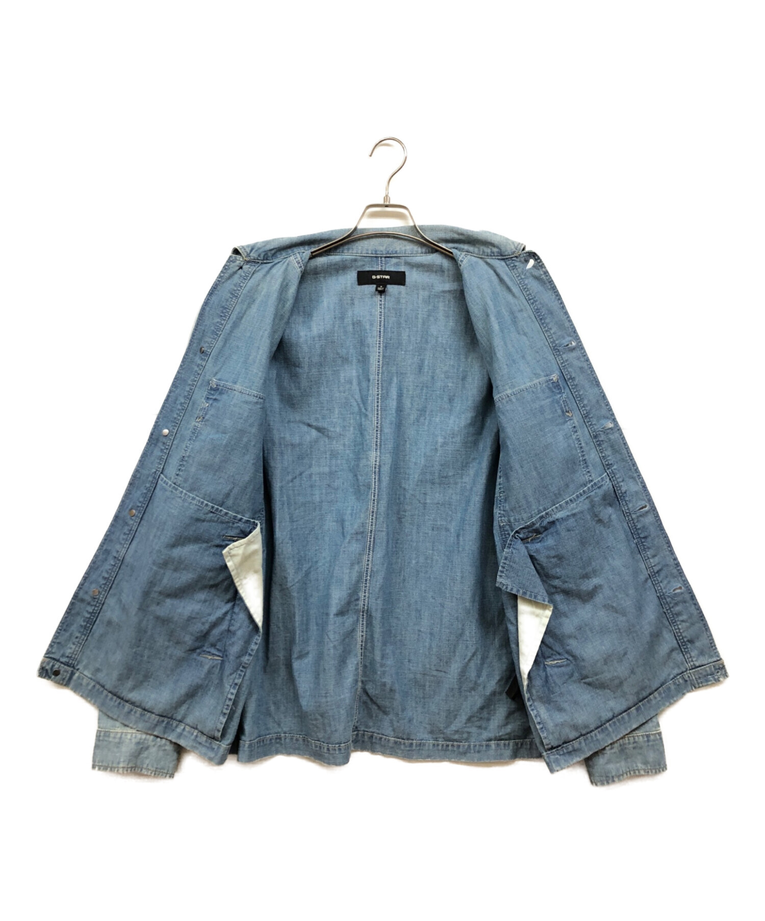 極美品　ジースター　近年モデル　デニム　ジャケット　青　ブルー　XL ブルゾン 中古・古着通販】G-STAR RAW (ジースターロゥ) デニムジャケット
