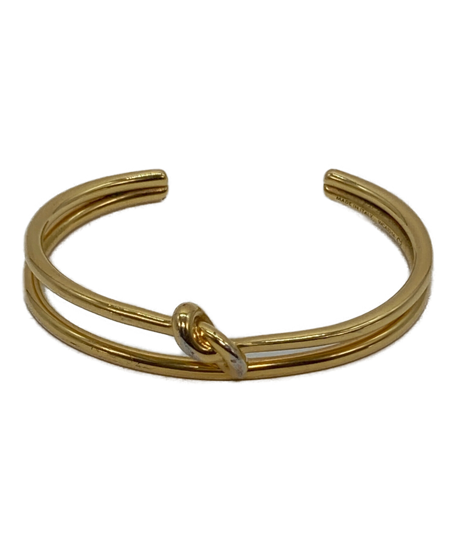 中古・古着通販】CELINE (セリーヌ) KNOT DOUBLE CUFF バングル