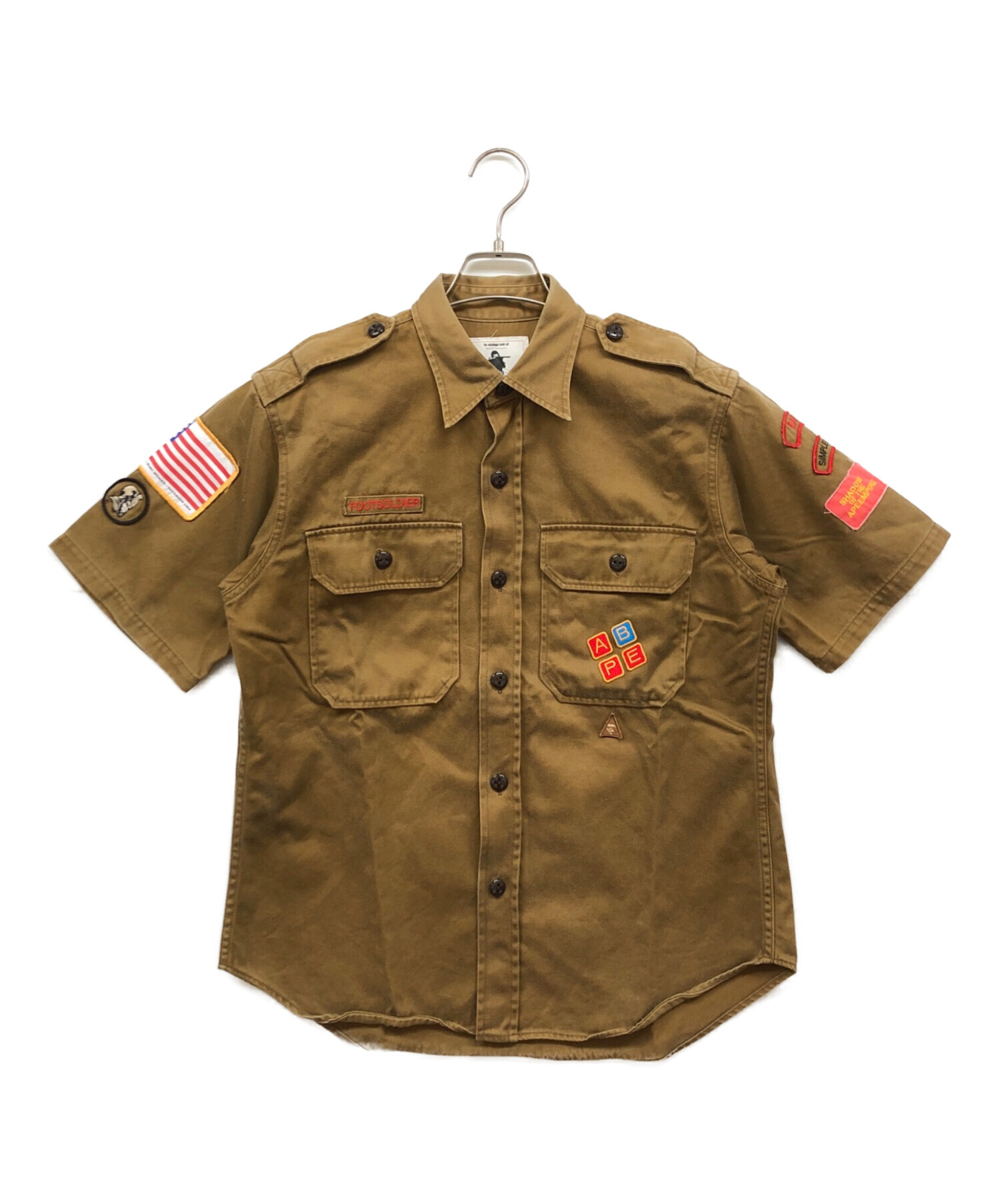中古・古着通販】A BATHING APE (アベイシングエイプ) 半袖シャツ