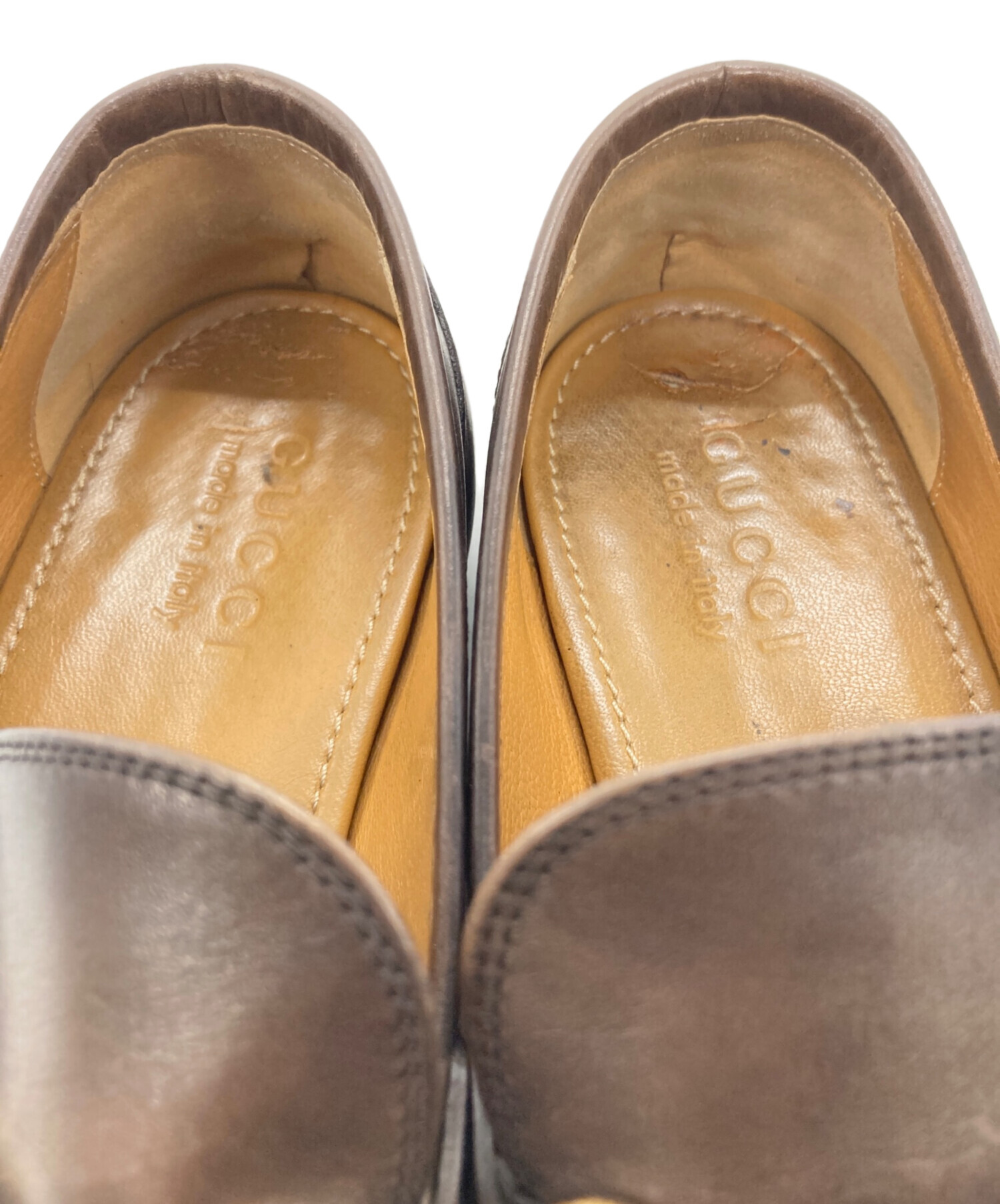 中古・古着通販】GUCCI (グッチ) ヨルダーンホースビットローファー