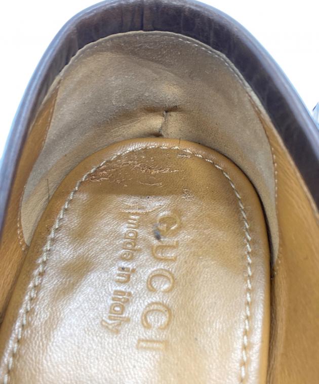 中古・古着通販】GUCCI (グッチ) ヨルダーンホースビットローファー