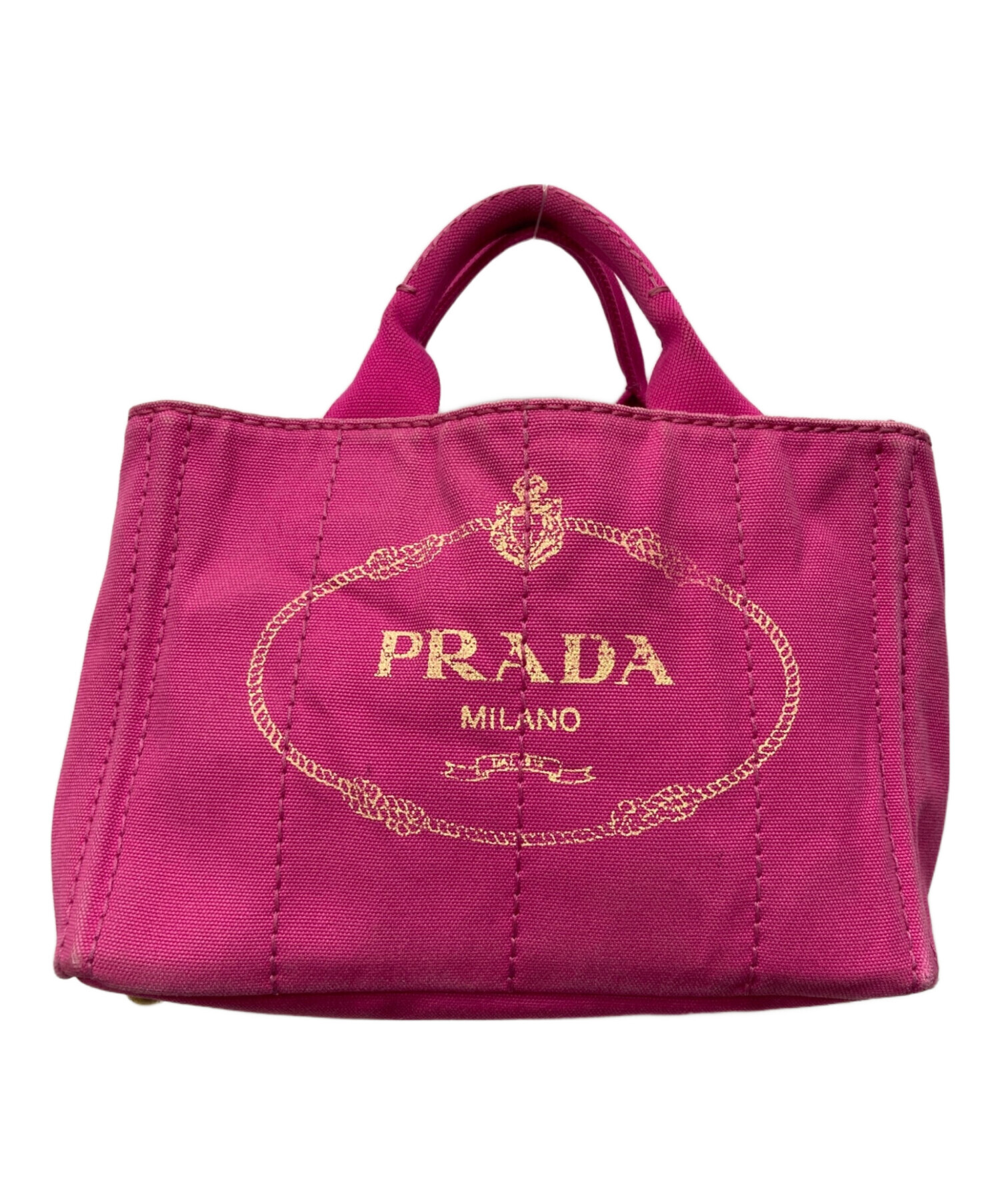 中古・古着通販】PRADA (プラダ) CANAPA 2way bag ピンク｜ブランド