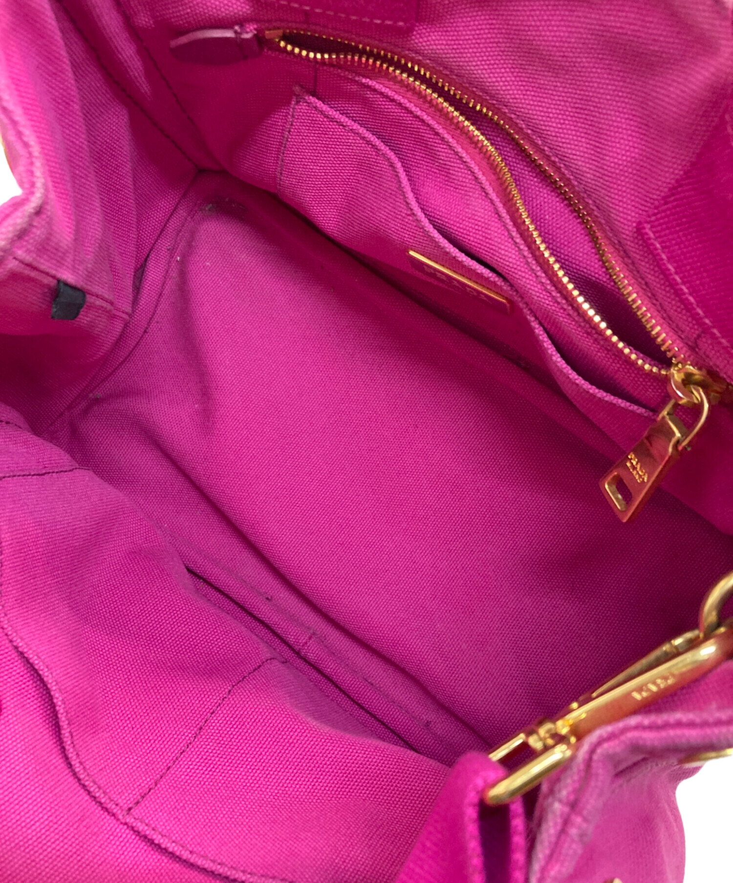 中古・古着通販】PRADA (プラダ) CANAPA 2way bag ピンク｜ブランド