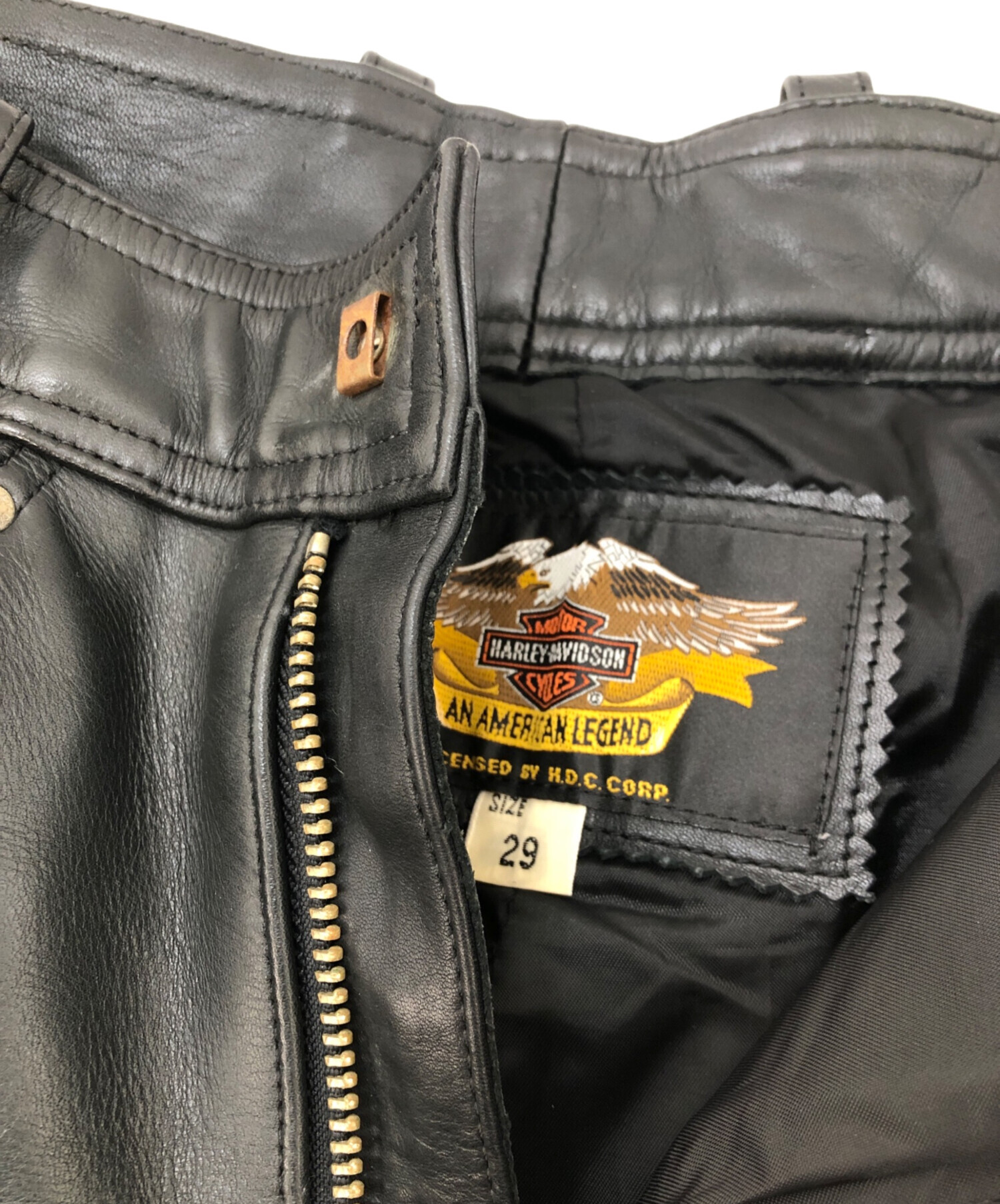 中古・古着通販】HARLEY-DAVIDSON (ハーレーダビッドソン) レザー