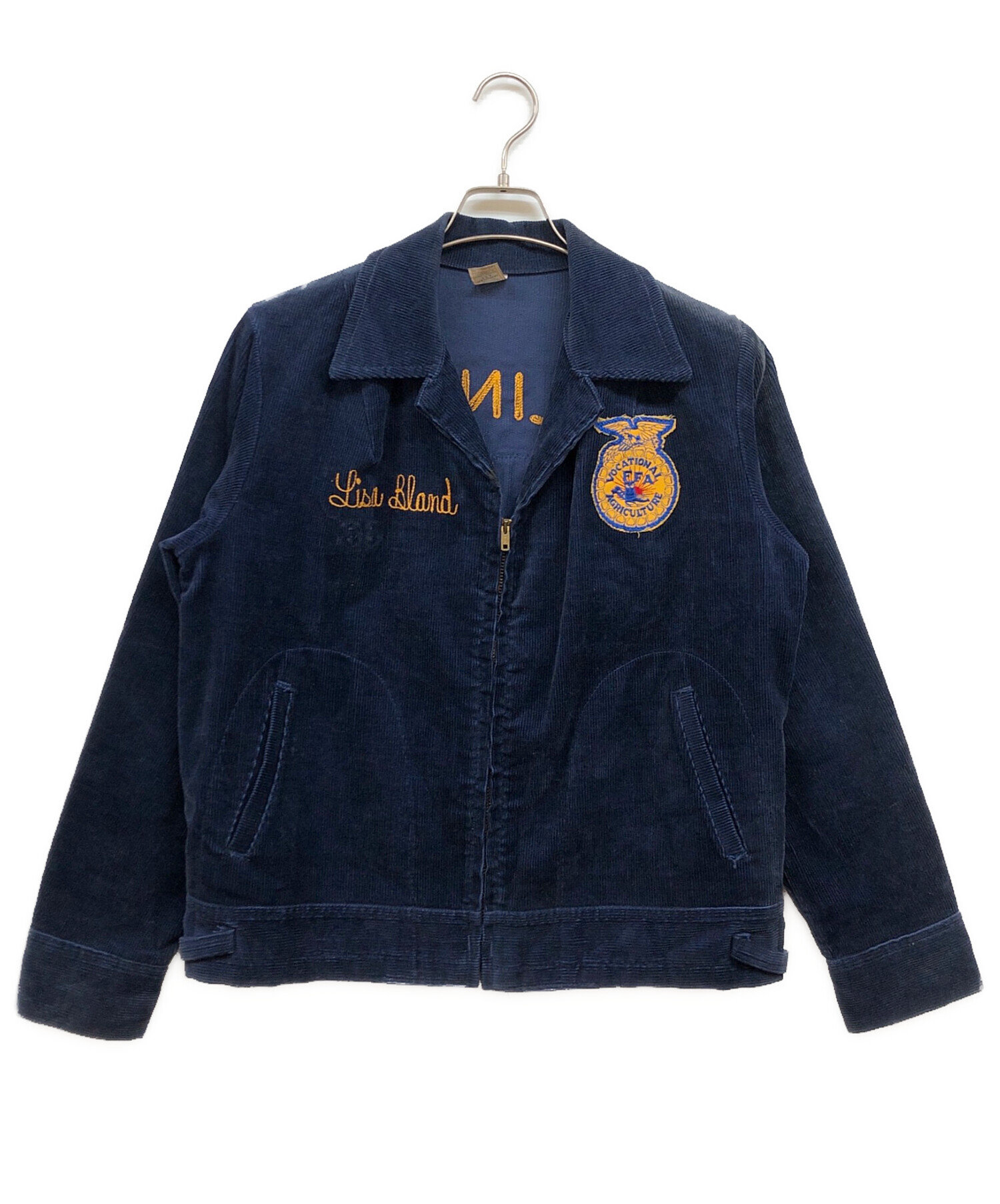 k*n様 NATIONAL FFA ネイビー コーデュロイジャケット サイズ38 中古・古着通販】NATIONAL FFA (ナショナル・エフエフエー