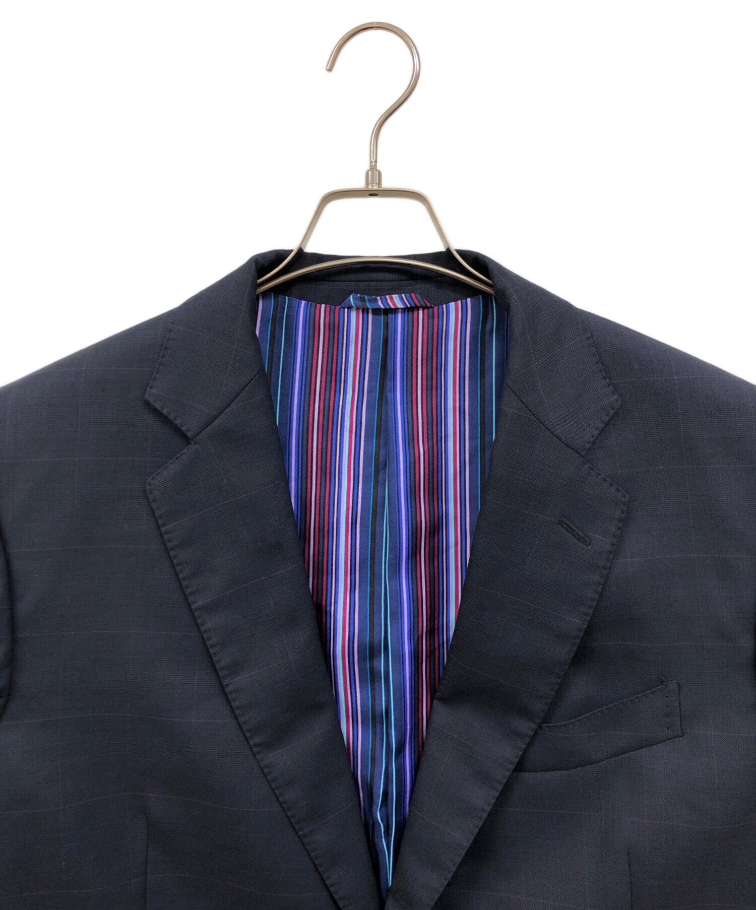中古・古着通販】ETRO (エトロ) セットアップスーツ ネイビー サイズ