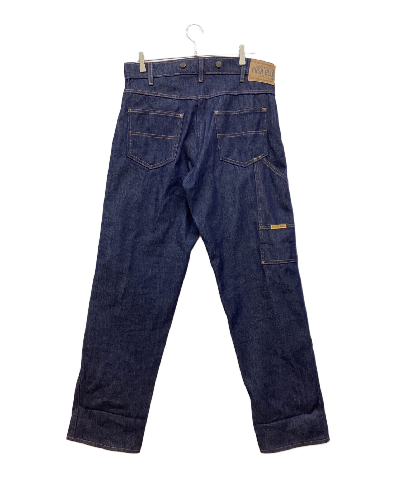プリズンブルース　USED 加工 90s USA製 PRSN.BLU ブリーチ加工ダブルニーデニムパンツ 新品 USA製